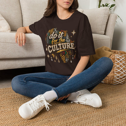 Do It For The Culture African Map Tribal Tee