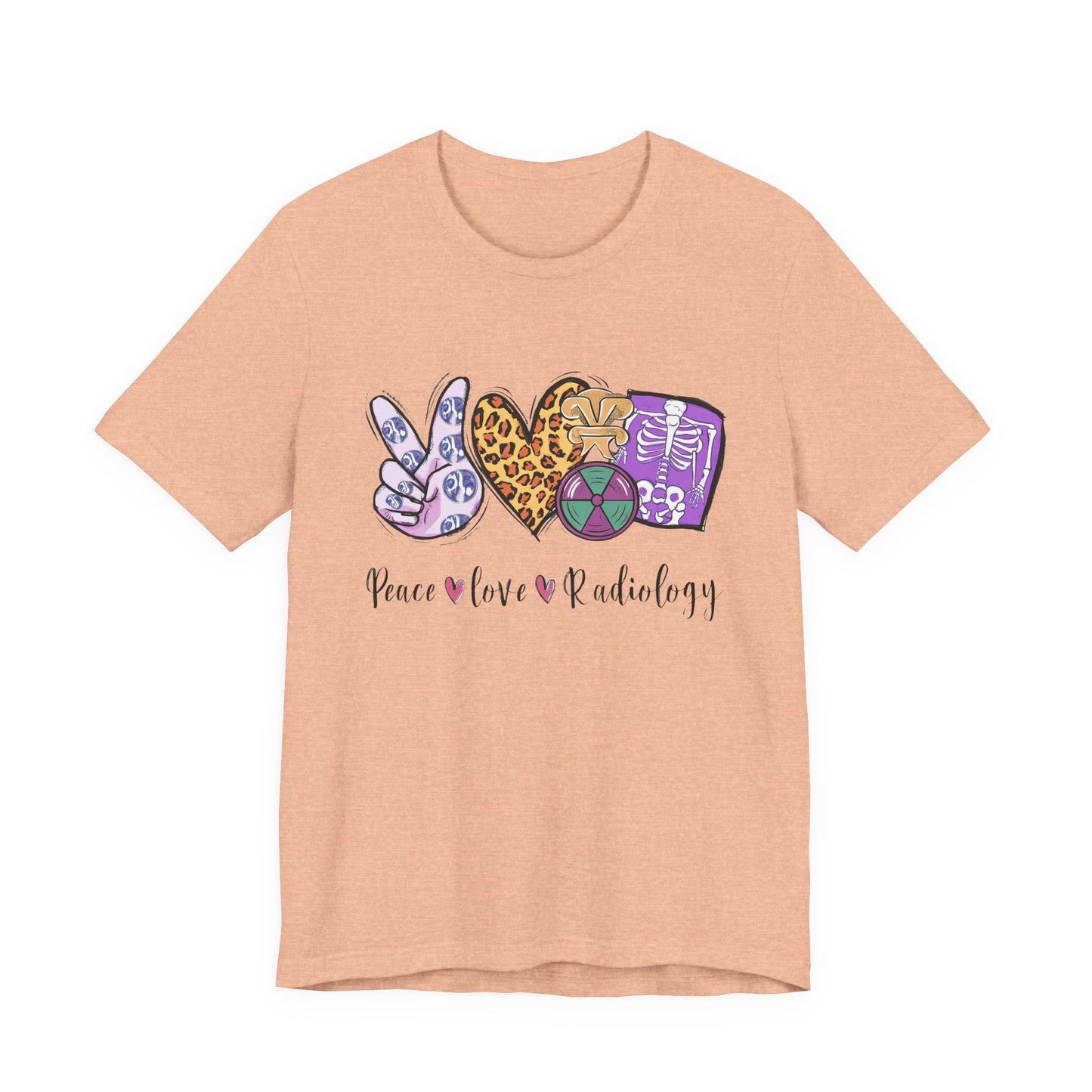 Radiology Peace Love Tee