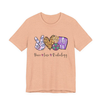 Radiology Peace Love Tee