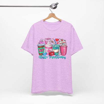 Nurse Practitioner Coffee Crew Tee