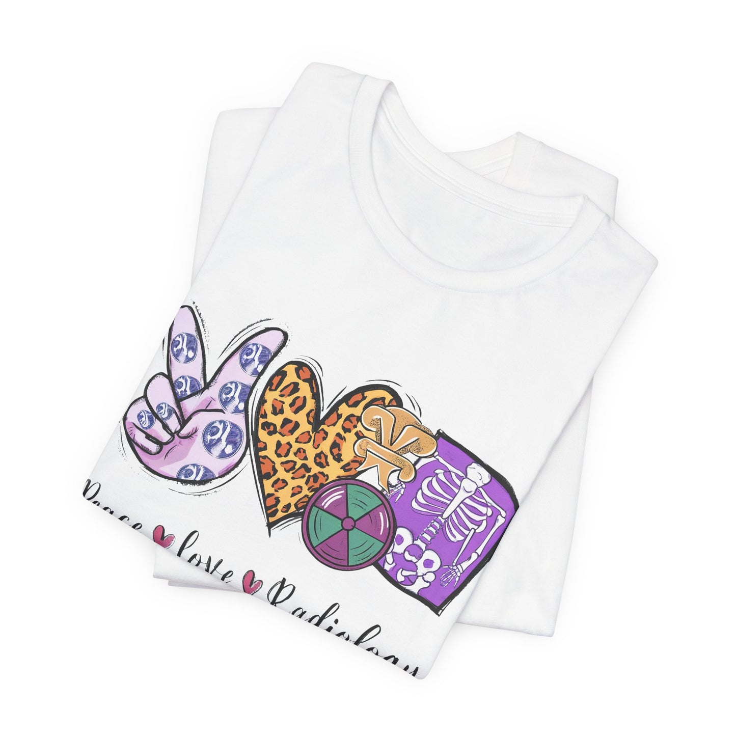 Radiology Peace Love Tee