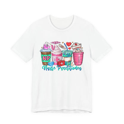 Nurse Practitioner Coffee Crew Tee