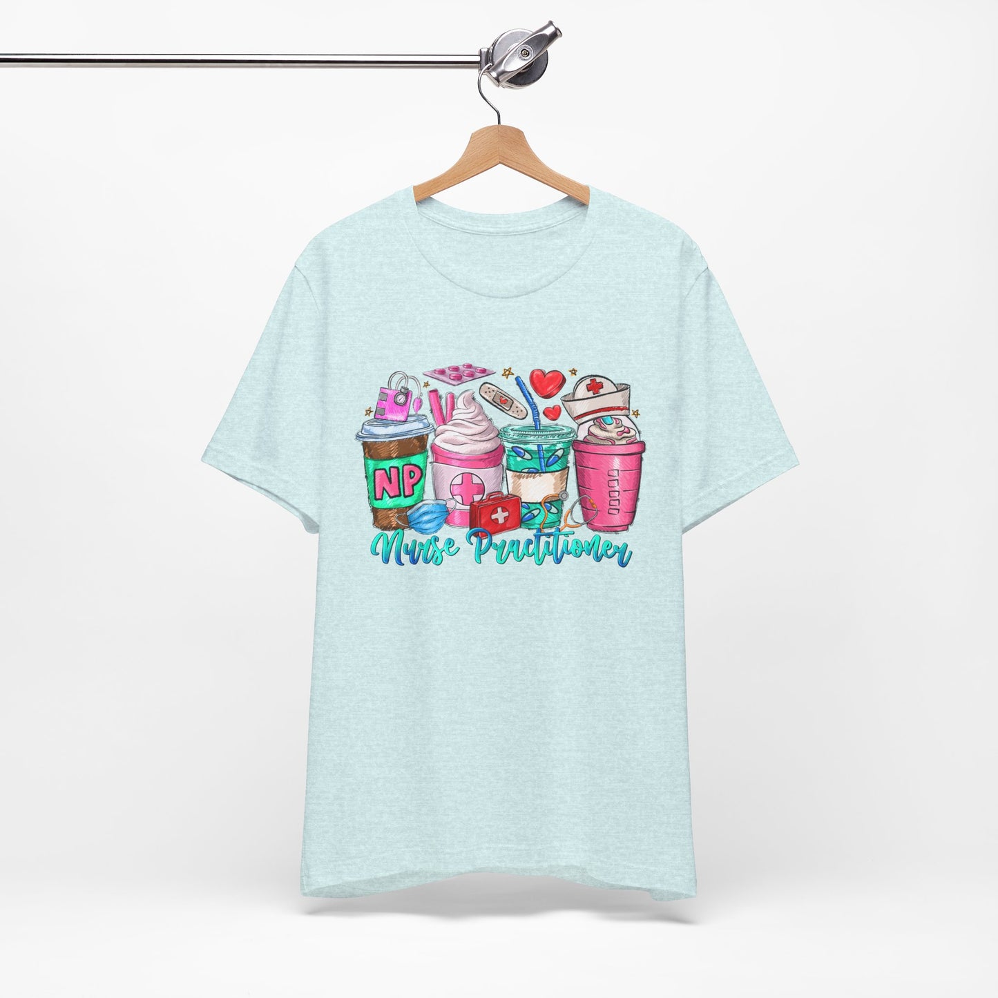 Nurse Practitioner Coffee Crew Tee