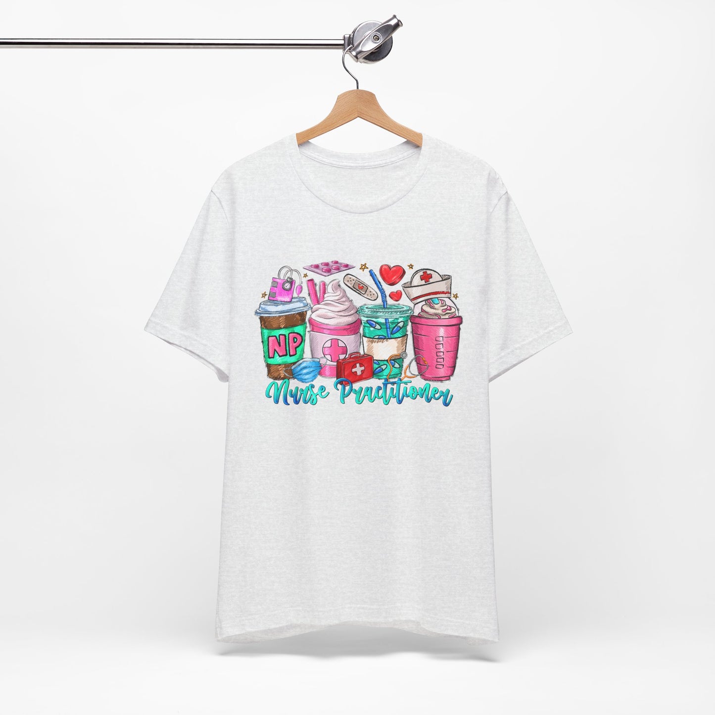 Nurse Practitioner Coffee Crew Tee