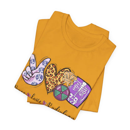 Radiology Peace Love Tee