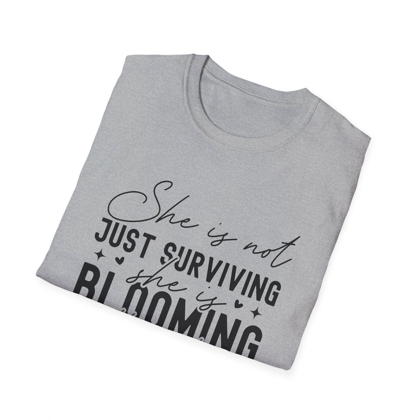 Blooming Through Every Storm Inspirational  Resilience Tee