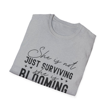 Blooming Through Every Storm Inspirational  Resilience Tee