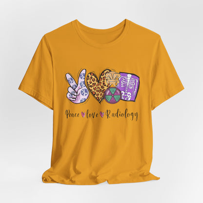 Radiology Peace Love Tee