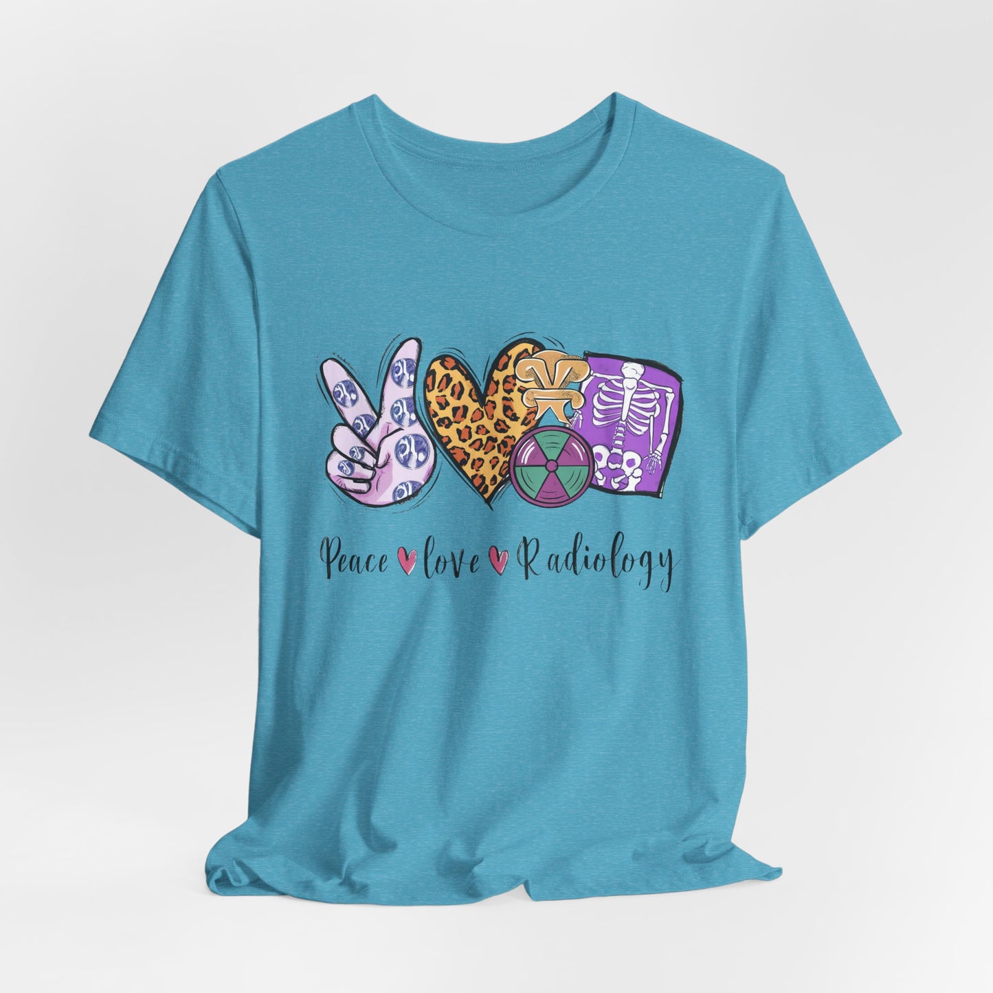 Radiology Peace Love Tee