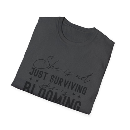 Blooming Through Every Storm Inspirational  Resilience Tee