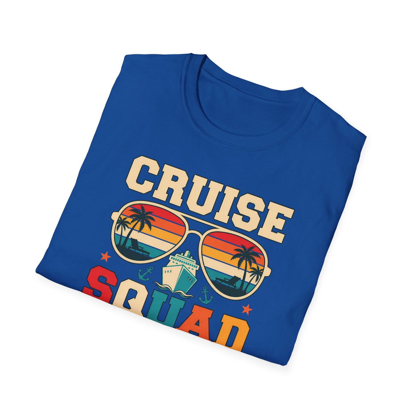 Cruise Squad 2026 Retro Sunglasses Beach Vacation Tee