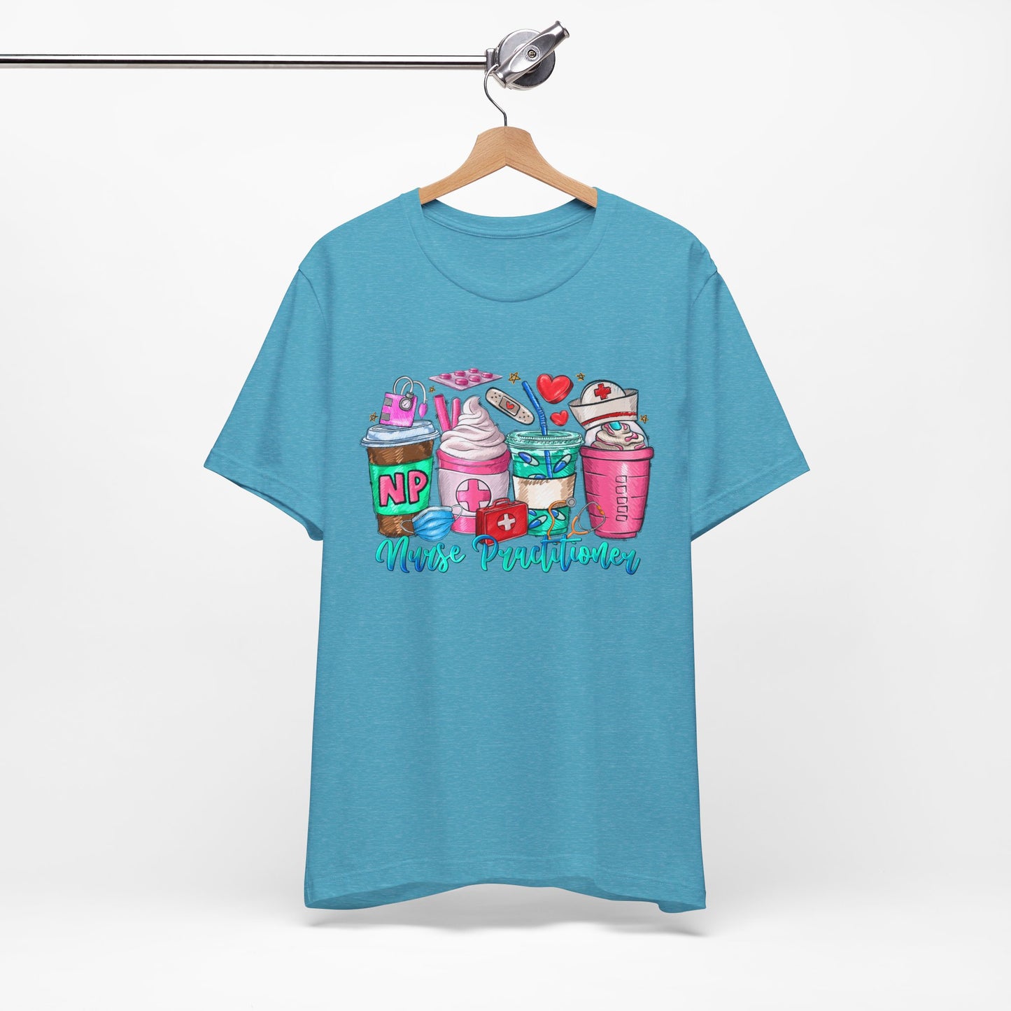 Nurse Practitioner Coffee Crew Tee