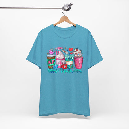 Nurse Practitioner Coffee Crew Tee