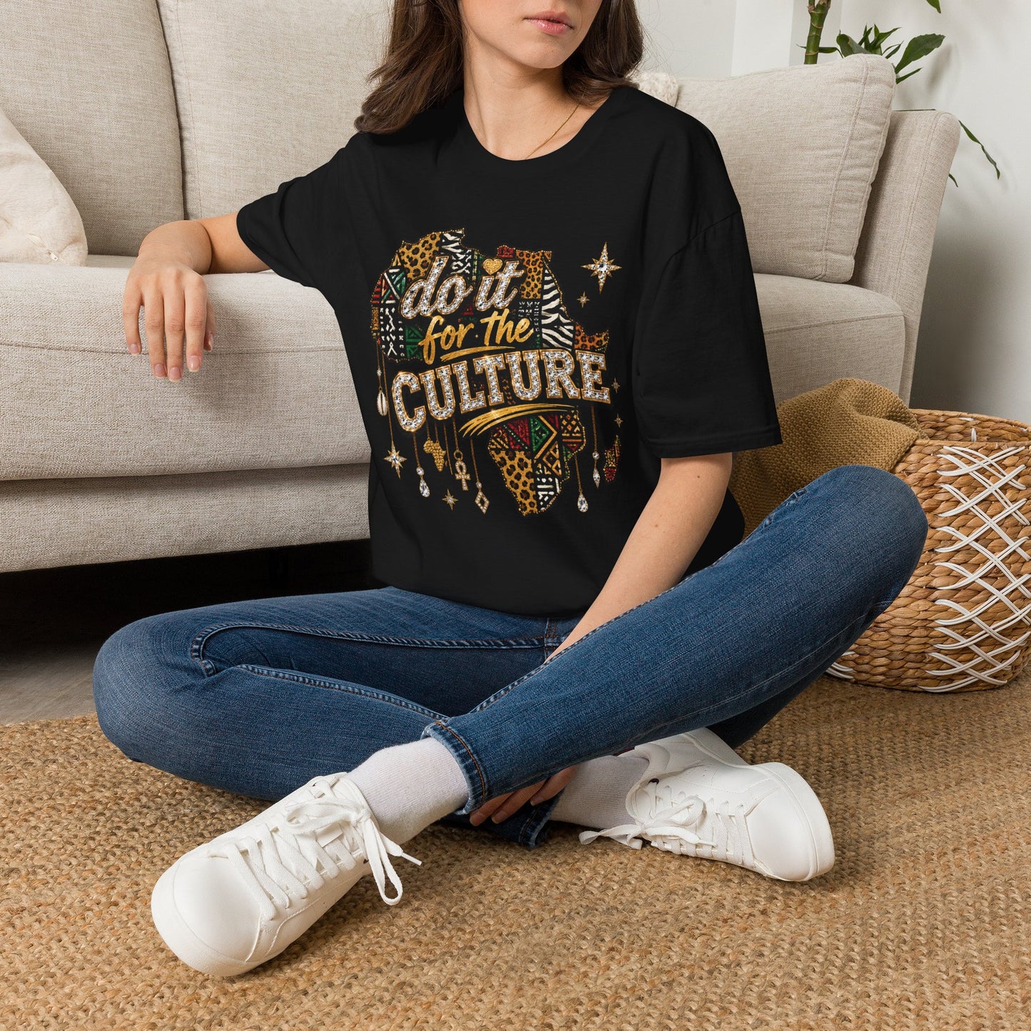 Do It For The Culture African Map Tribal Tee