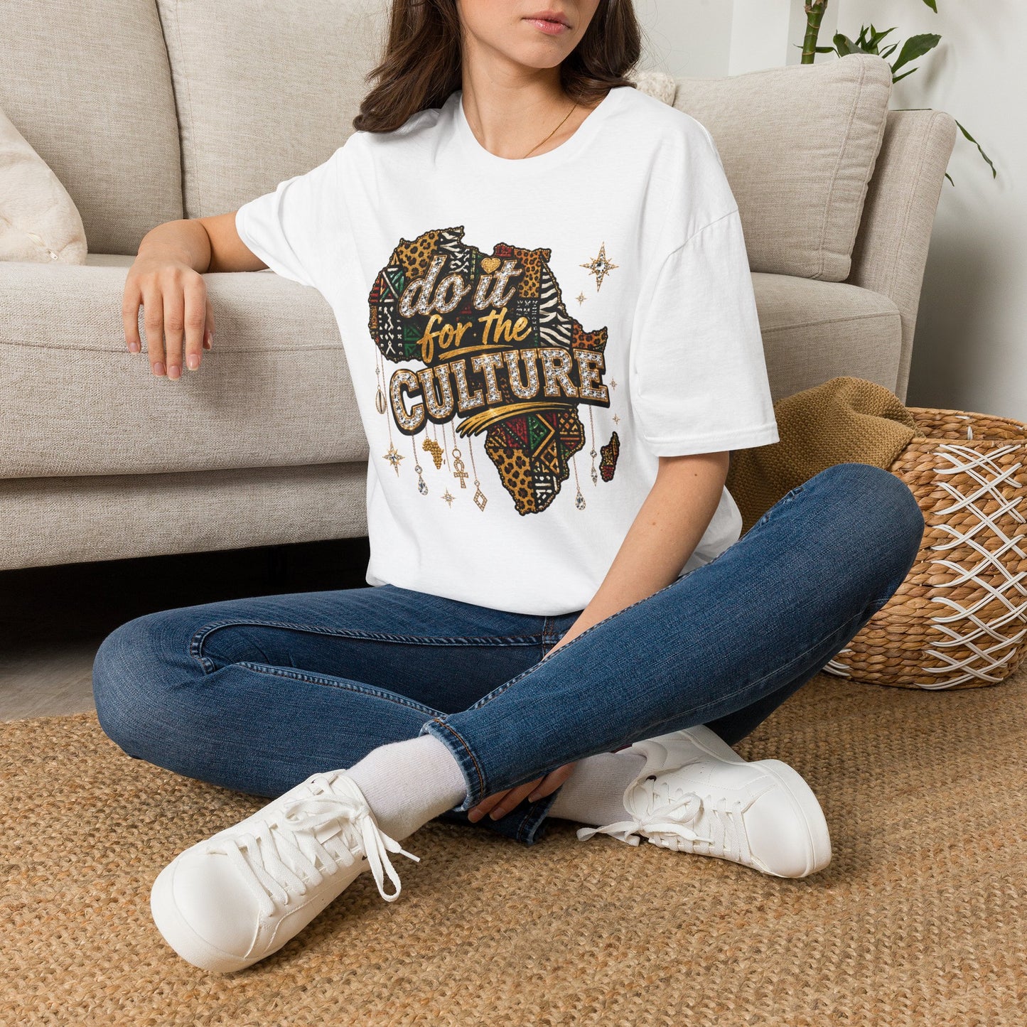 Do It For The Culture African Map Tribal Tee