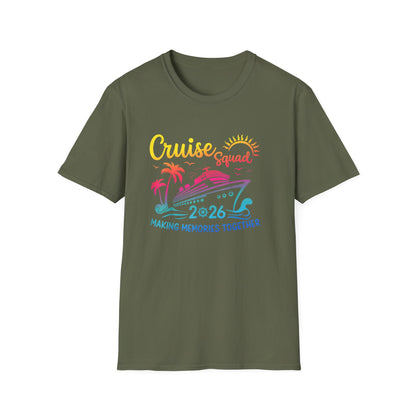 Cruise Squad 2026 T-Shirt — Making Memories Together
