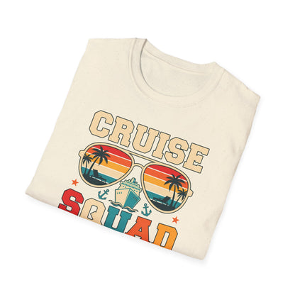 Cruise Squad 2026 Retro Sunglasses Beach Vacation Tee