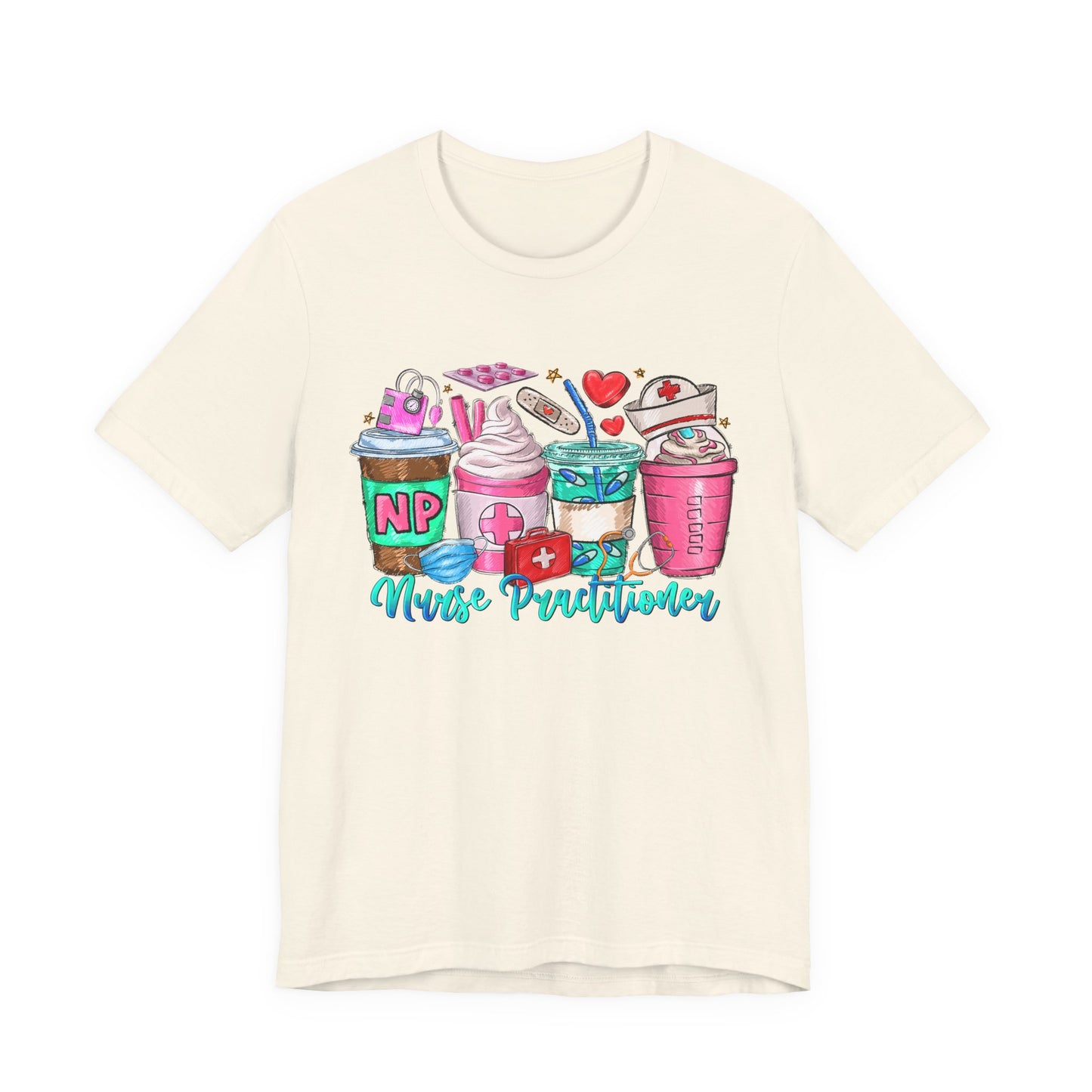 Nurse Practitioner Coffee Crew Tee