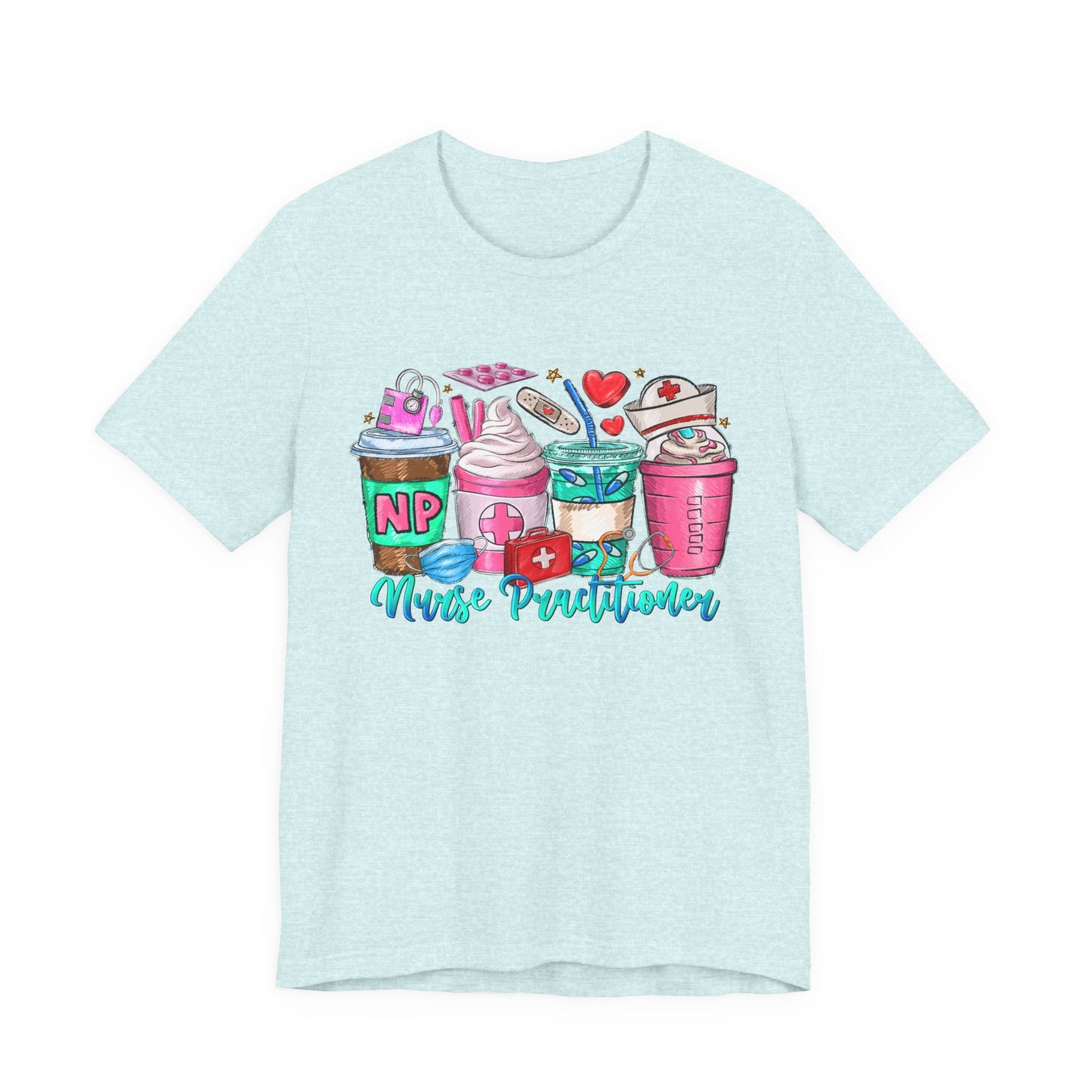 Nurse Practitioner Coffee Crew Tee