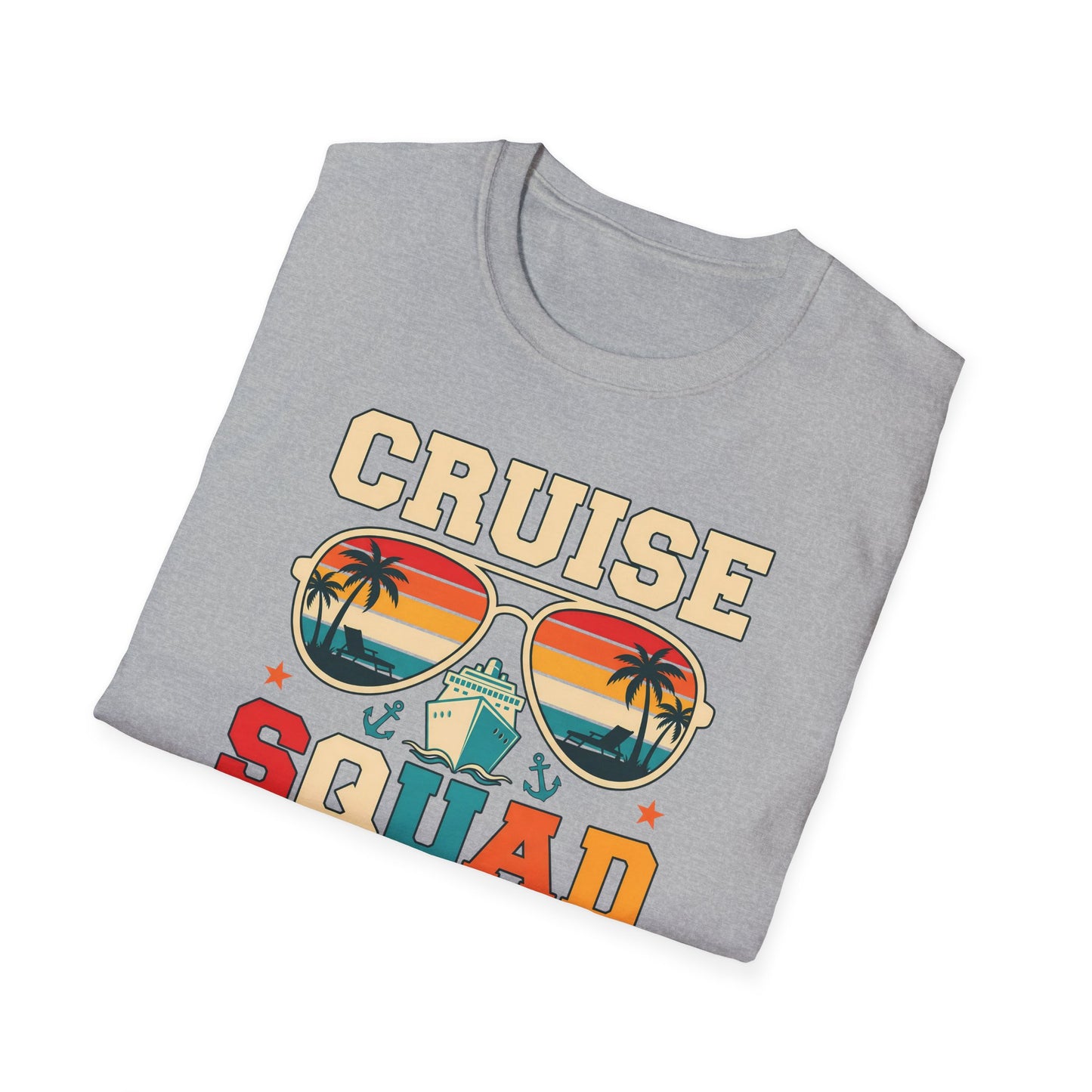 Cruise Squad 2026 Retro Sunglasses Beach Vacation Tee