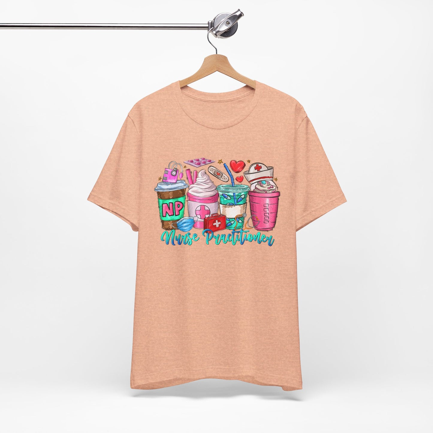 Nurse Practitioner Coffee Crew Tee