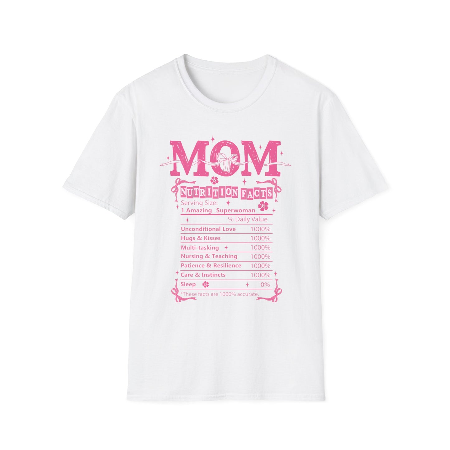 Mom Nutrition Facts T-Shirt