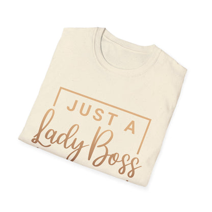 "Just a Lady Boss Building Her Empire" Motivational Tee for Women Entrepreneurs
