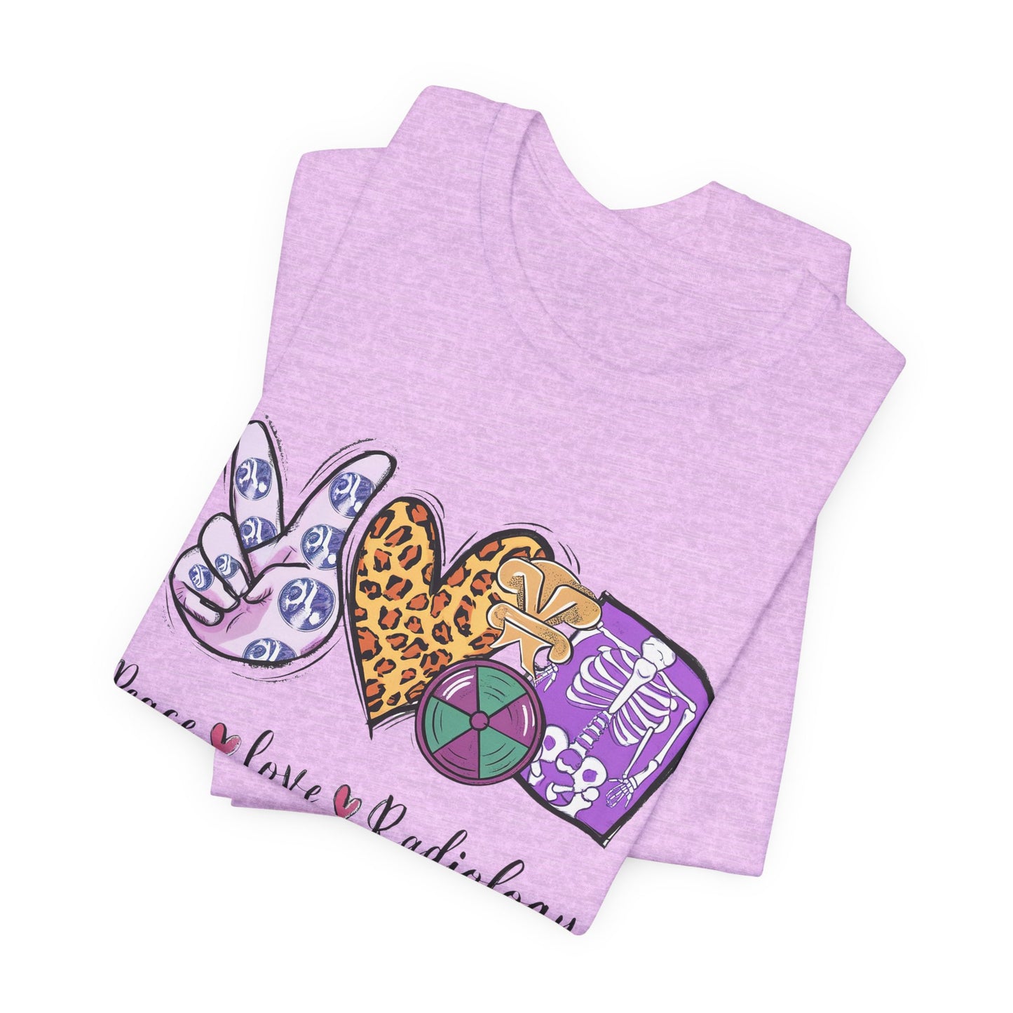 Radiology Peace Love Tee