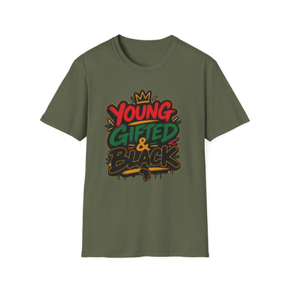 Young, Gifted & Black Afrocentric Graphic Tee