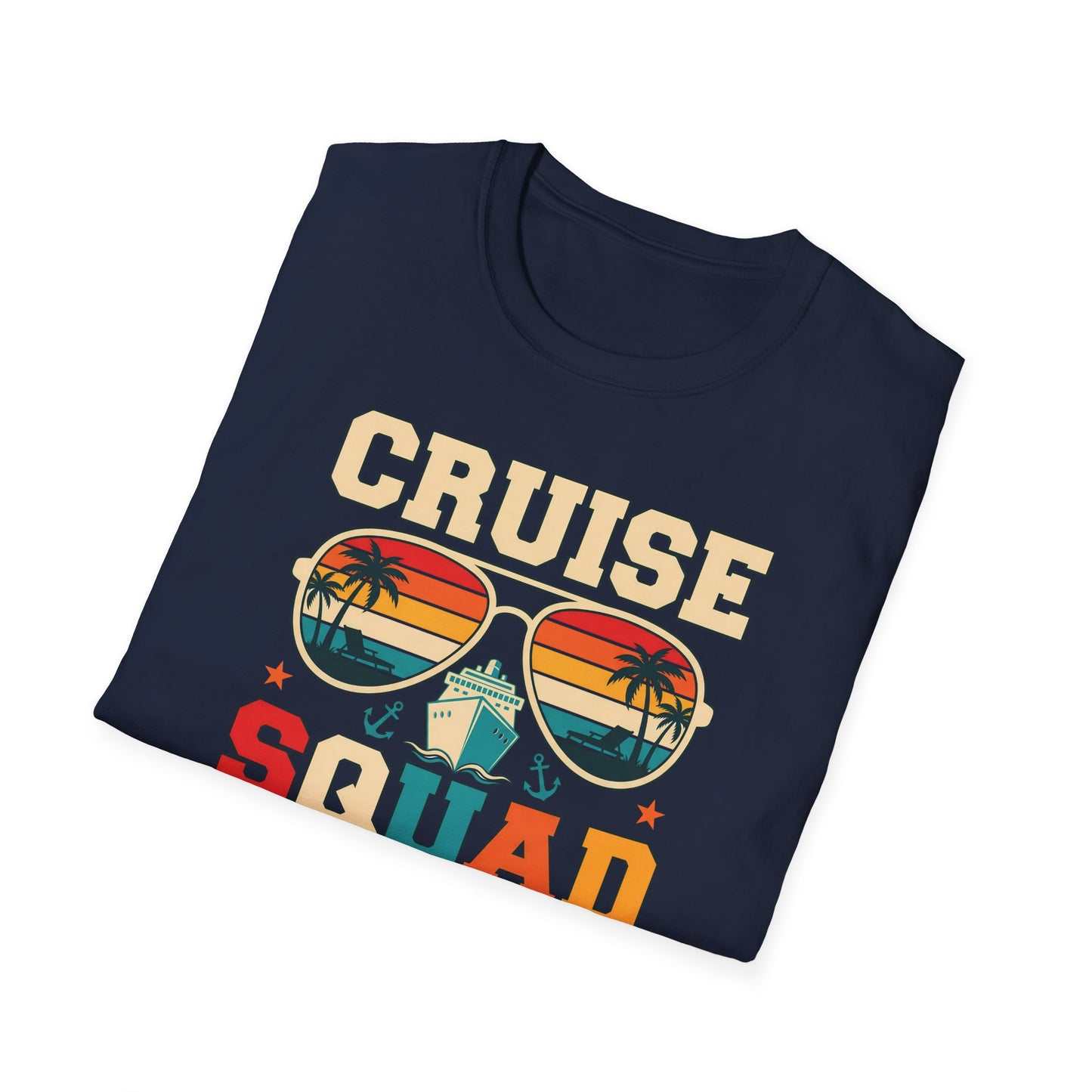 Cruise Squad 2026 Retro Sunglasses Beach Vacation Tee
