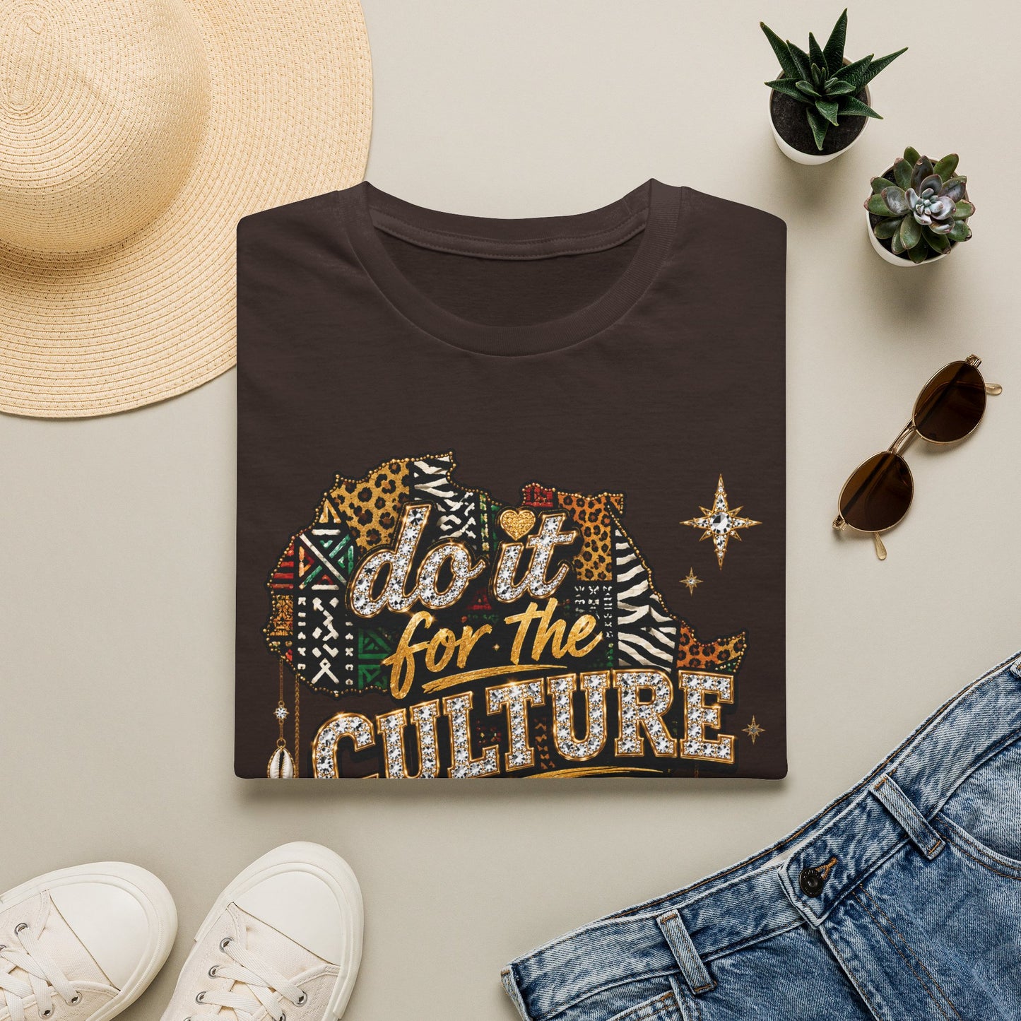 Do It For The Culture African Map Tribal Tee