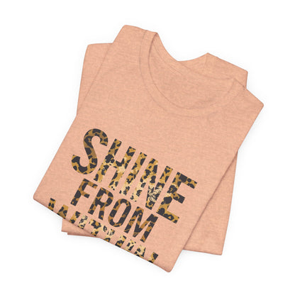 Shine From Within Inspirational Graphic Tee