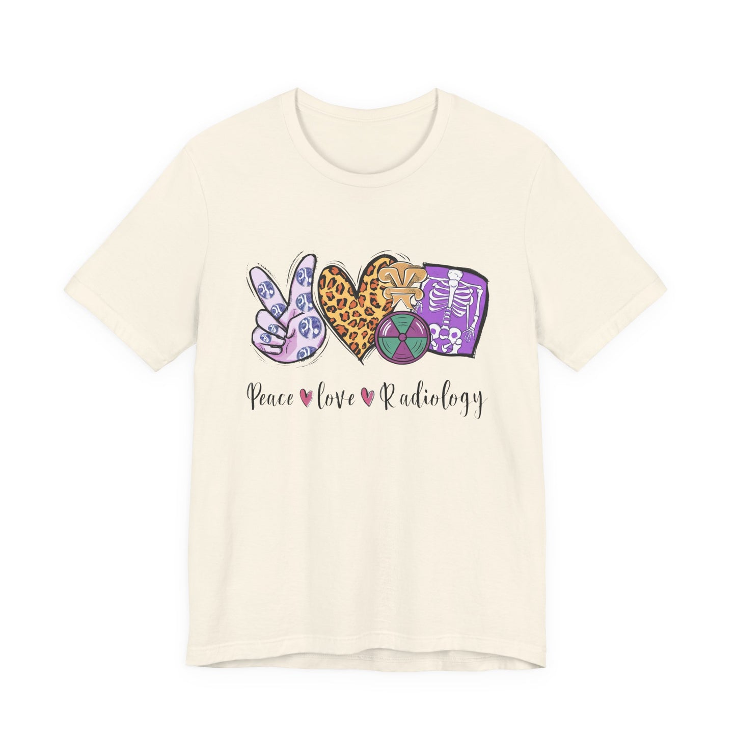 Radiology Peace Love Tee