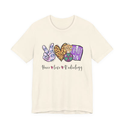 Radiology Peace Love Tee