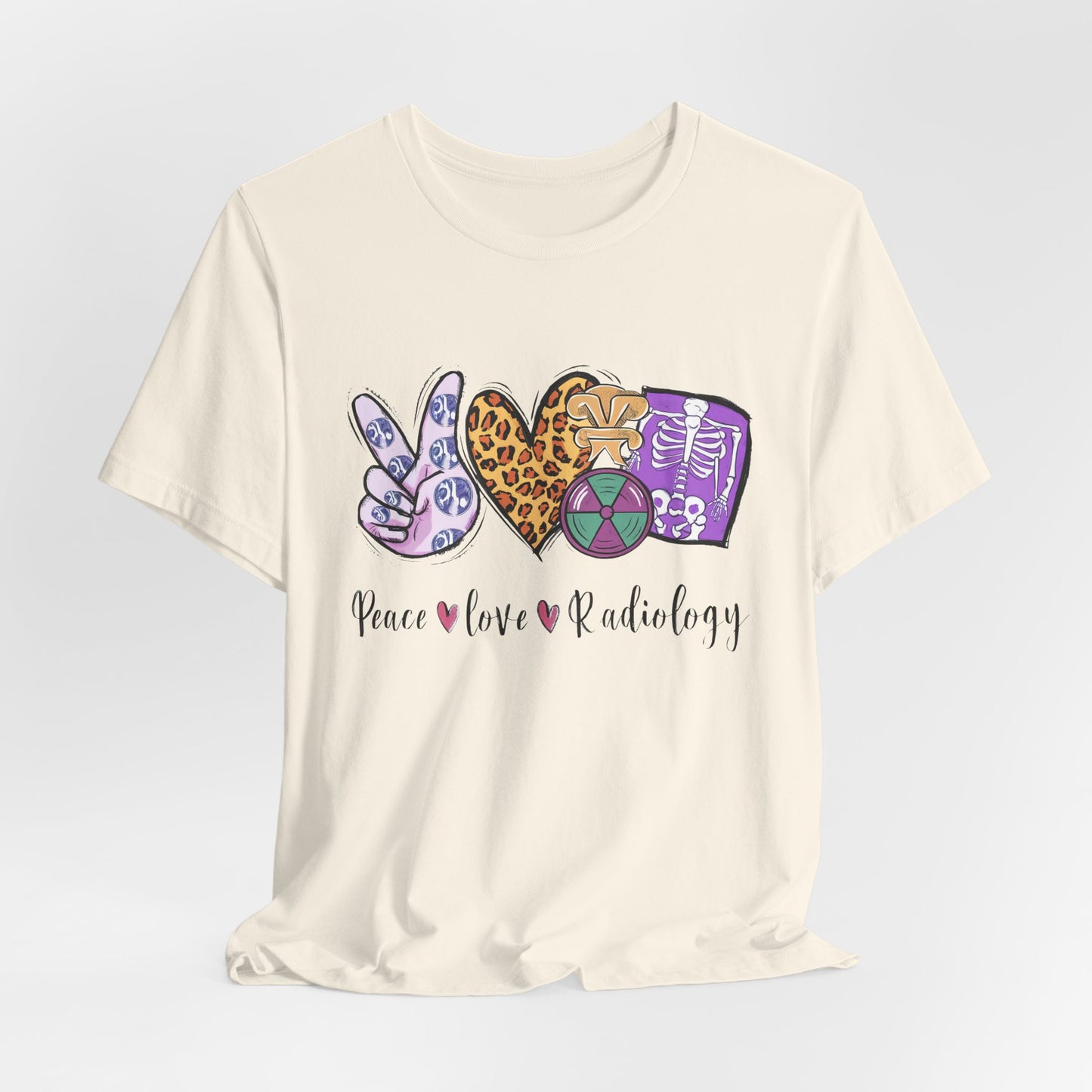 Radiology Peace Love Tee