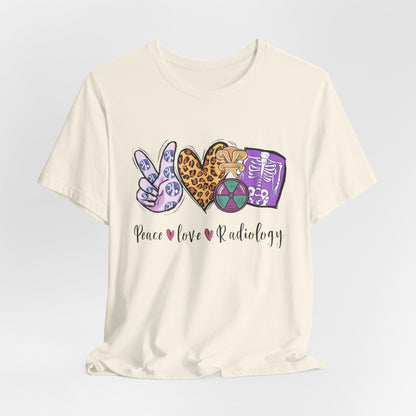 Radiology Peace Love Tee