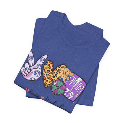 Radiology Peace Love Tee