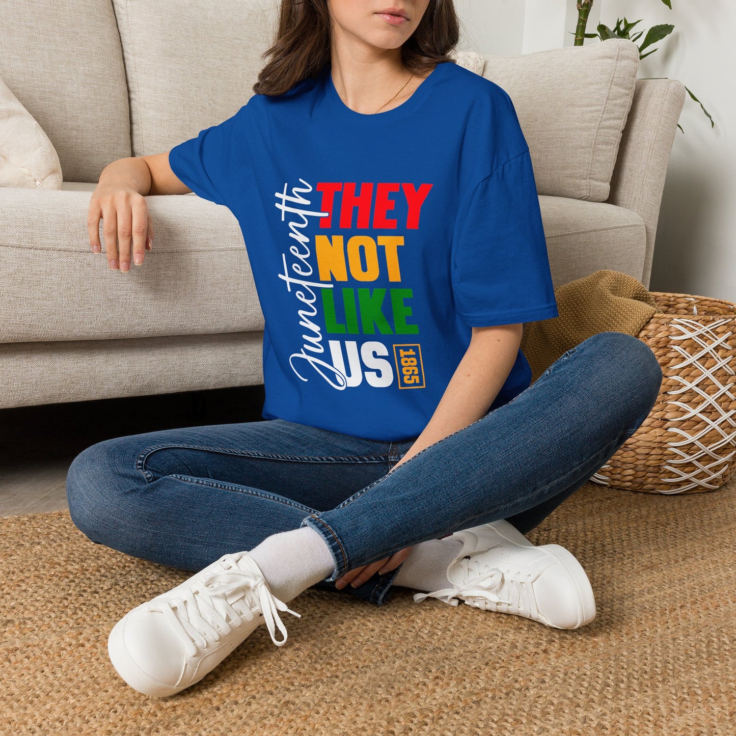 Juneteenth "They Not Like Us" Graphic T-Shirt