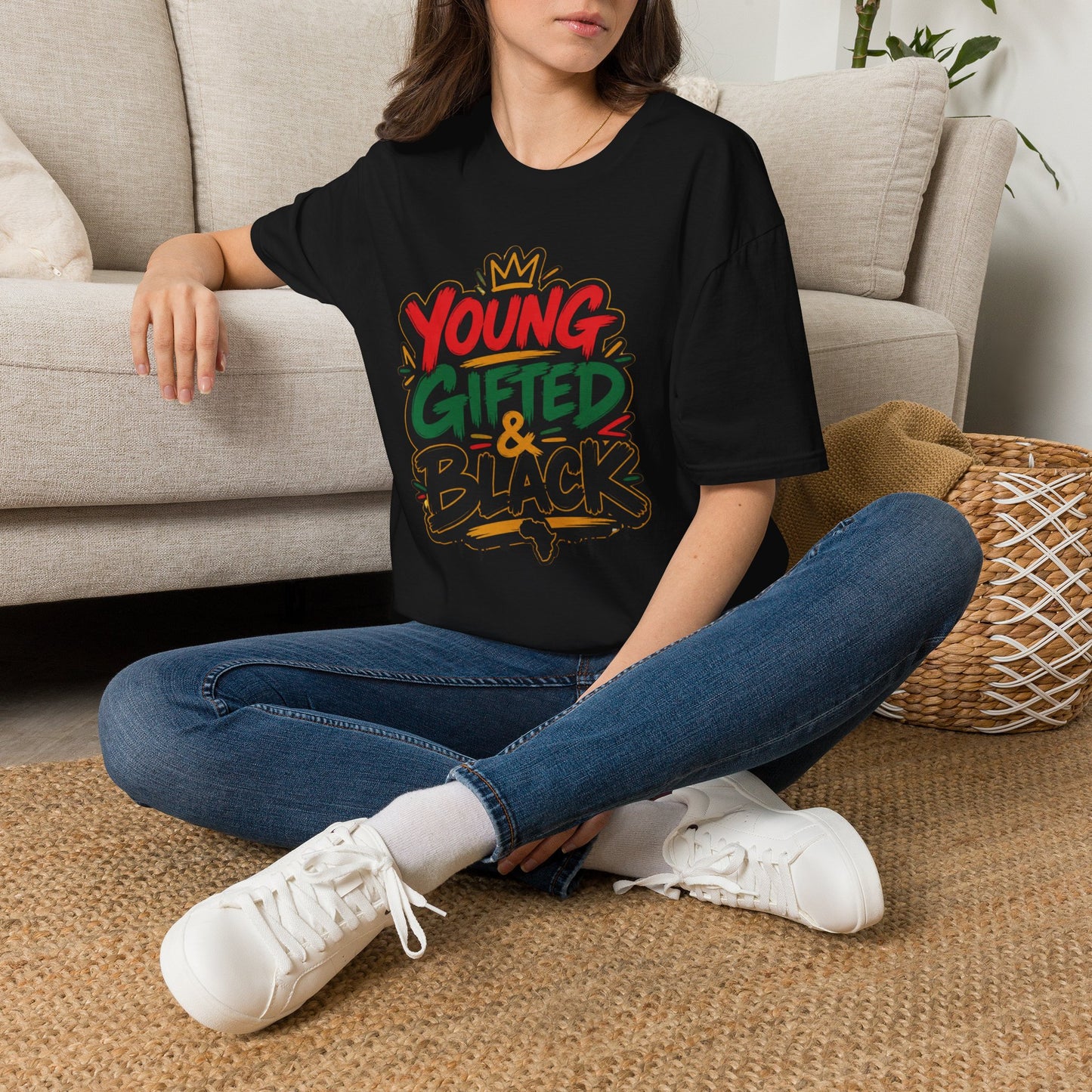 Young, Gifted & Black Afrocentric Graphic Tee