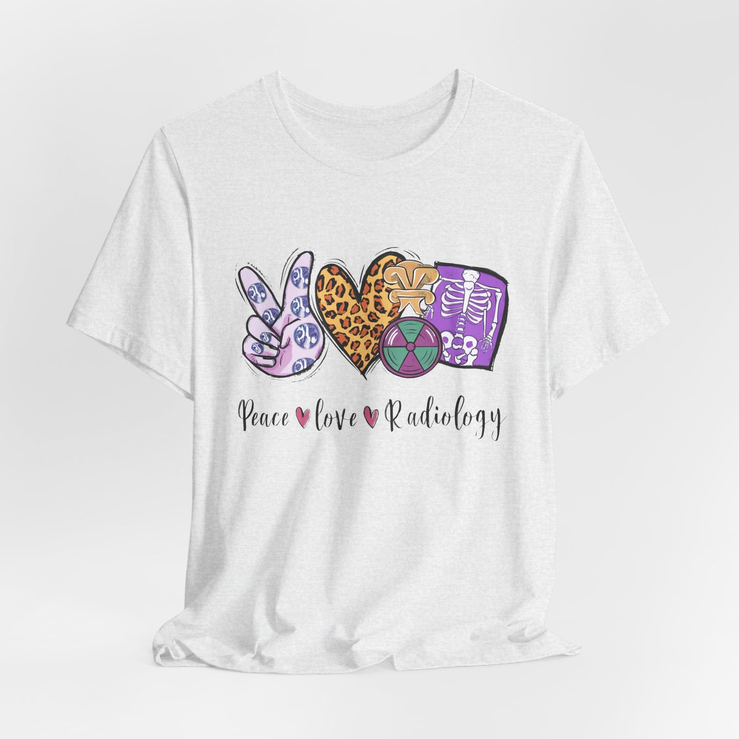 Radiology Peace Love Tee