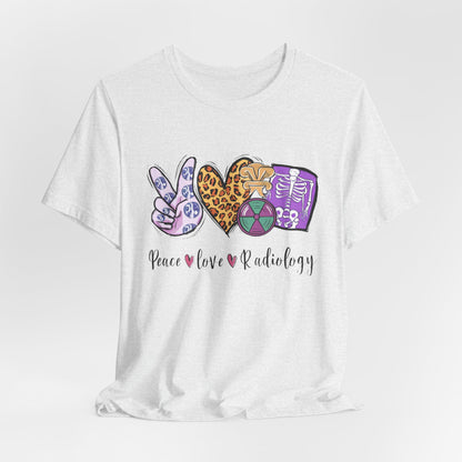 Radiology Peace Love Tee