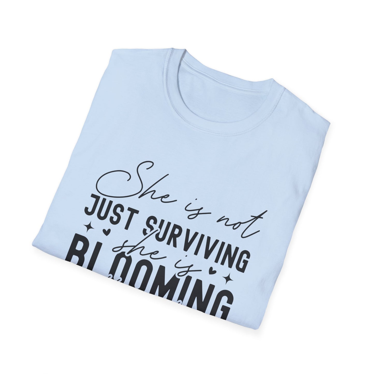 Blooming Through Every Storm Inspirational  Resilience Tee