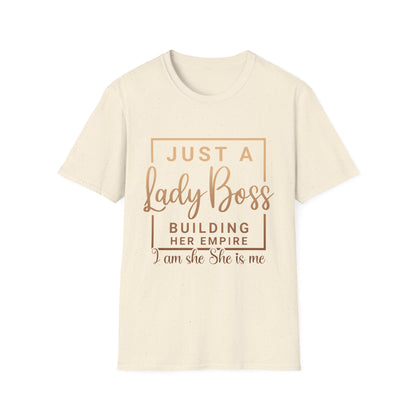 "Just a Lady Boss Building Her Empire" Motivational Tee for Women Entrepreneurs