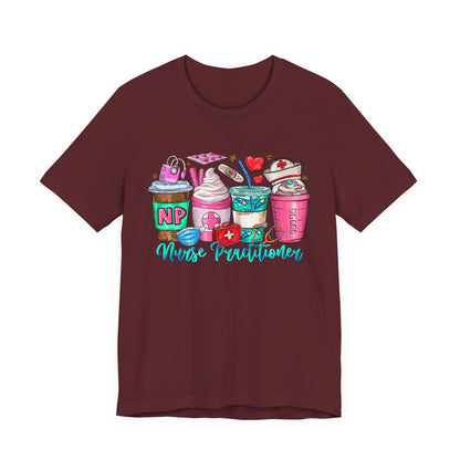 Nurse Practitioner Coffee Crew Tee
