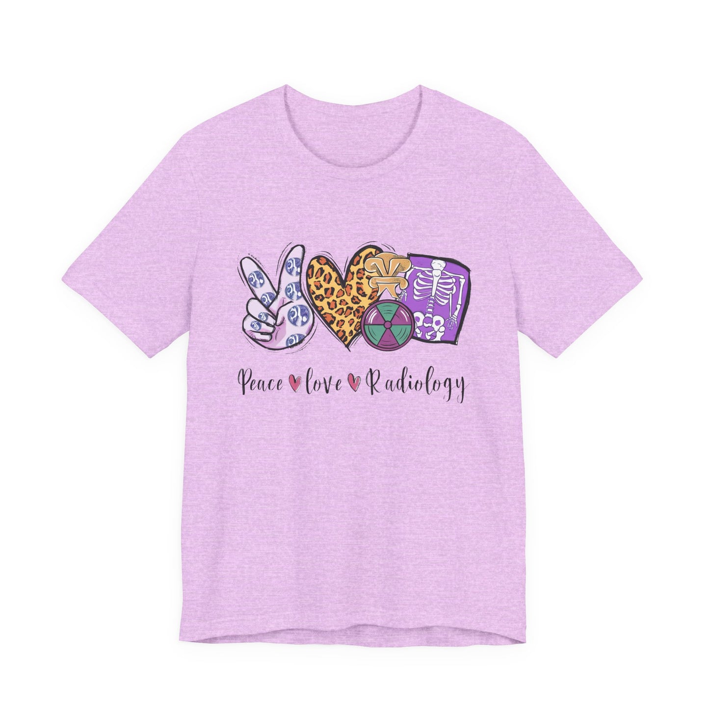 Radiology Peace Love Tee