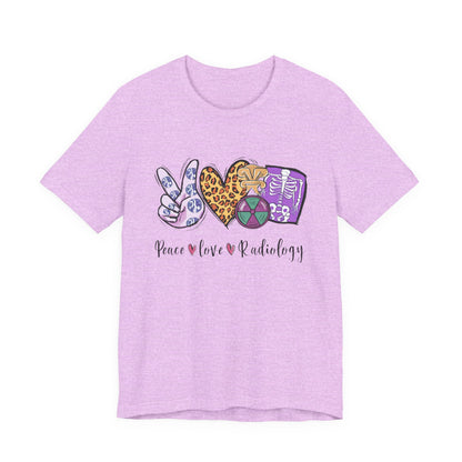 Radiology Peace Love Tee