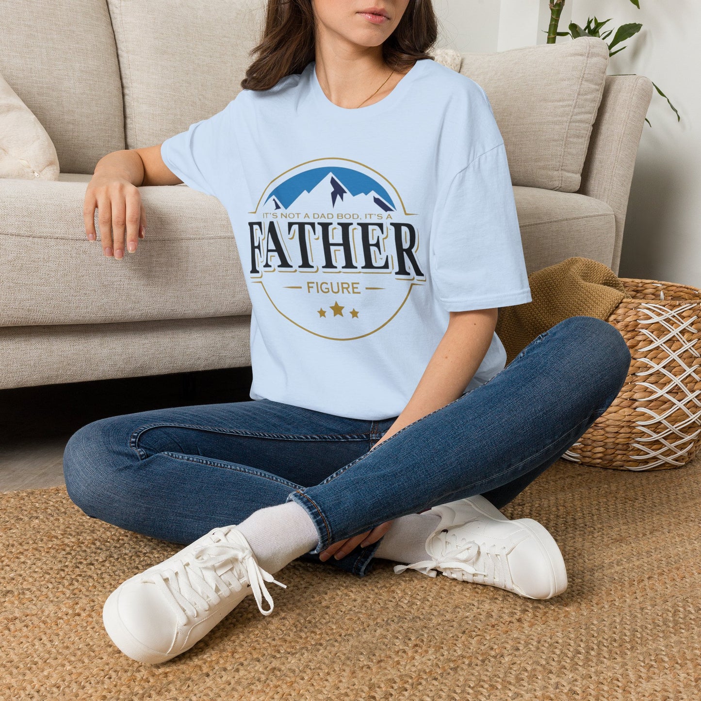 Father Figure T-Shirt — "It’s Not a Dad Bod, It’s a Father Figure" Graphic Tee