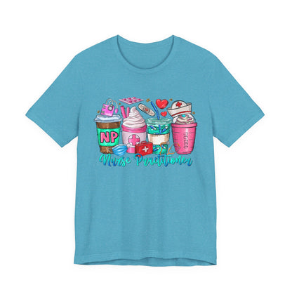 Nurse Practitioner Coffee Crew Tee