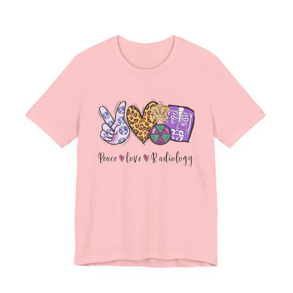 Radiology Peace Love Tee
