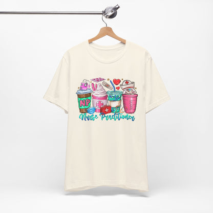 Nurse Practitioner Coffee Crew Tee
